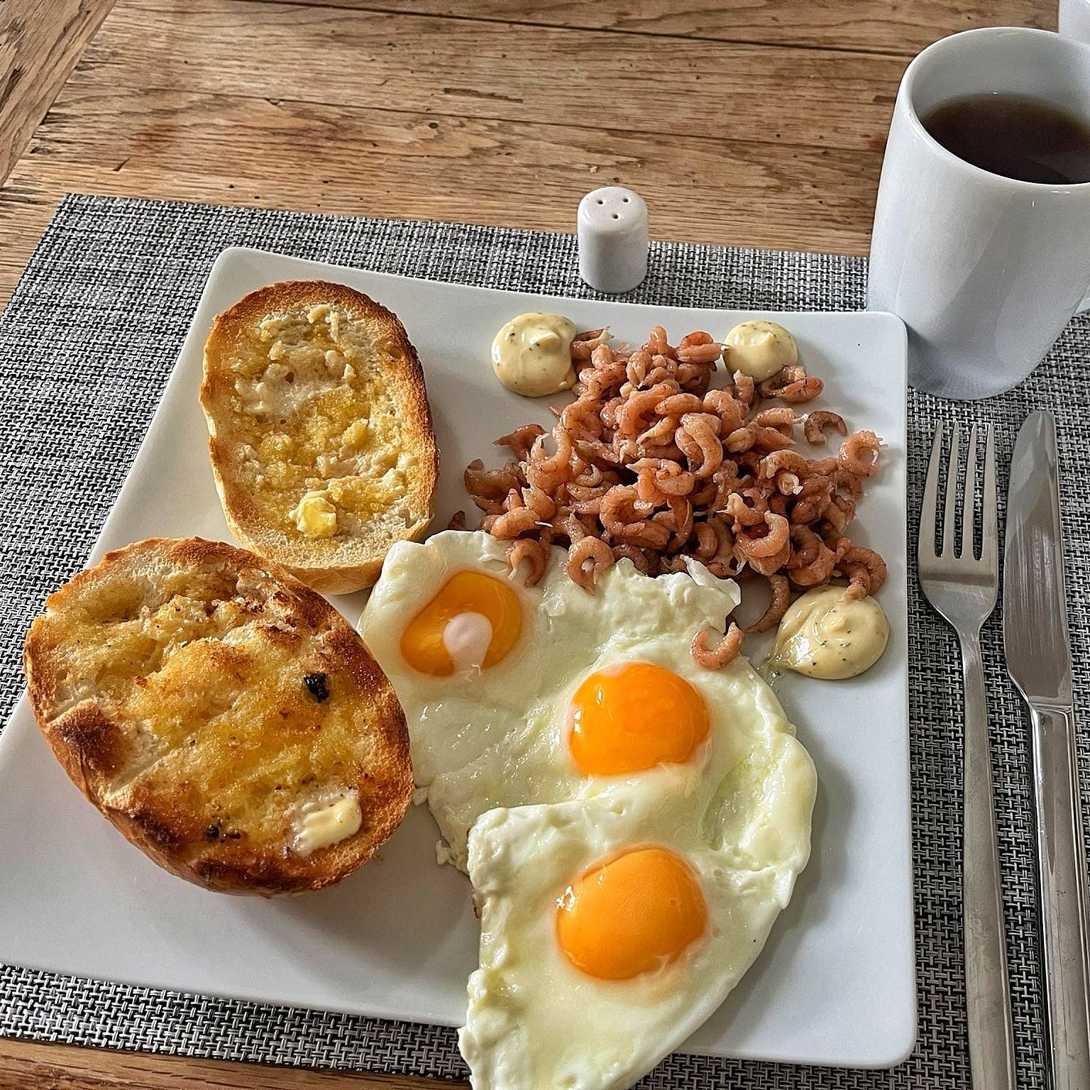 Krabbenfrühstück im Reetdachhaus Haubarg-Kieker