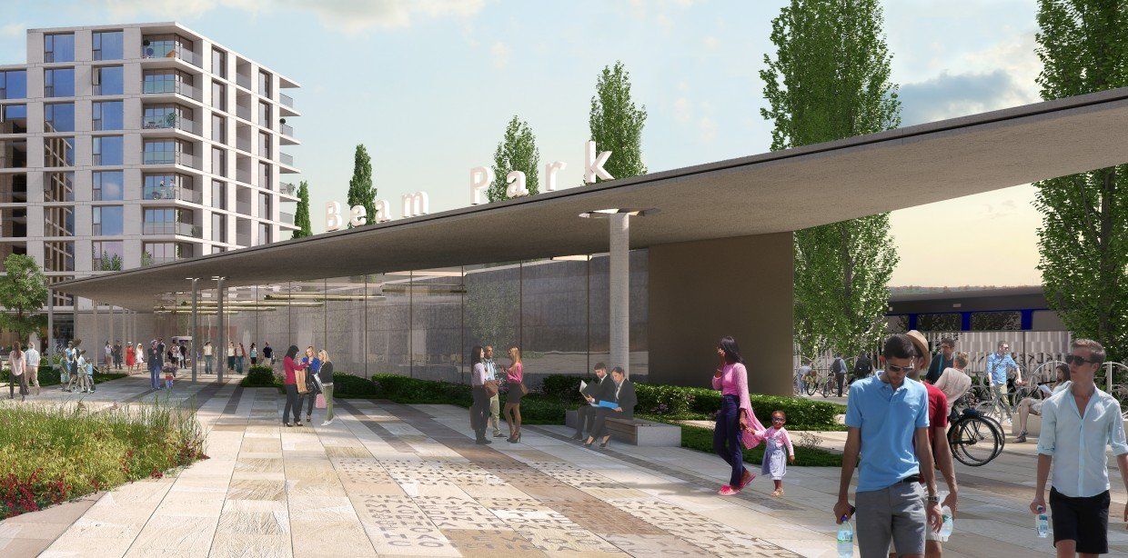 Beam Park Artistic impression