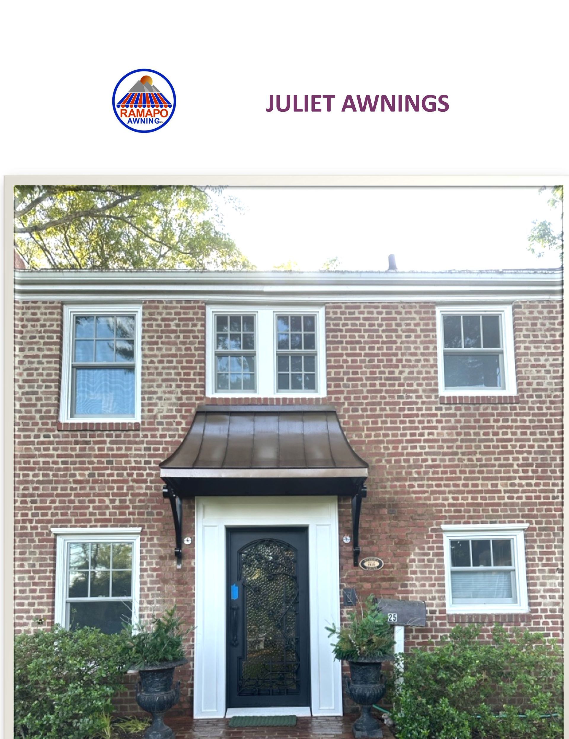 Juliet Awning juliet style awnings door awning