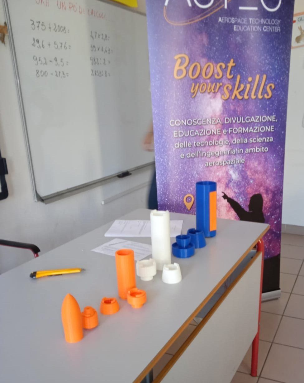 ROCKET-STEM Progetto ASTEC-LAB Assemblaggio Kit didattico