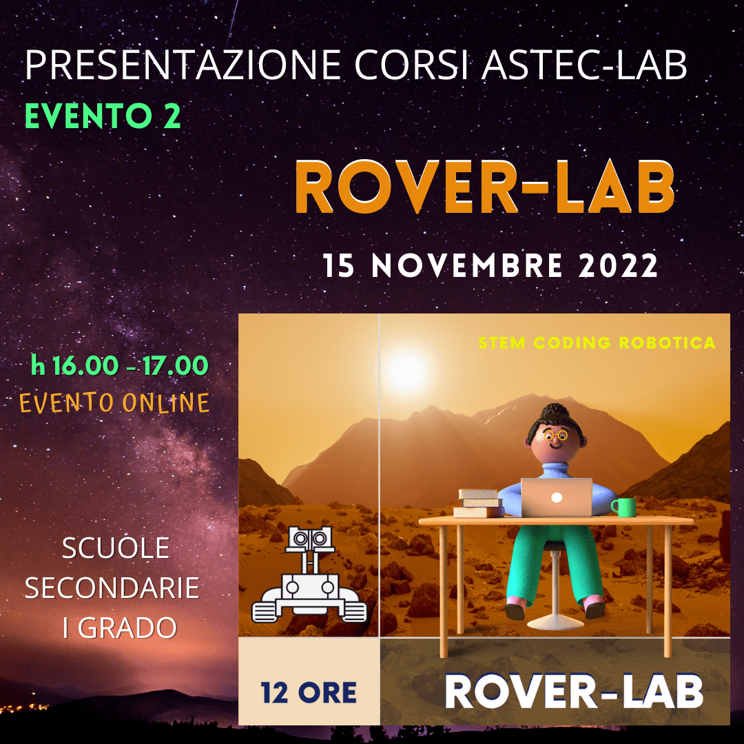 EVENTO Presentazione corso ROVER-LAB scuola secondaria I grado