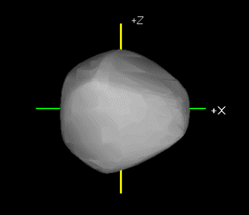Modello CAD di asteroide