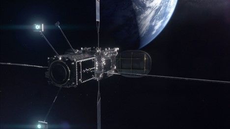 Satellite manutenzione spaziale detriti