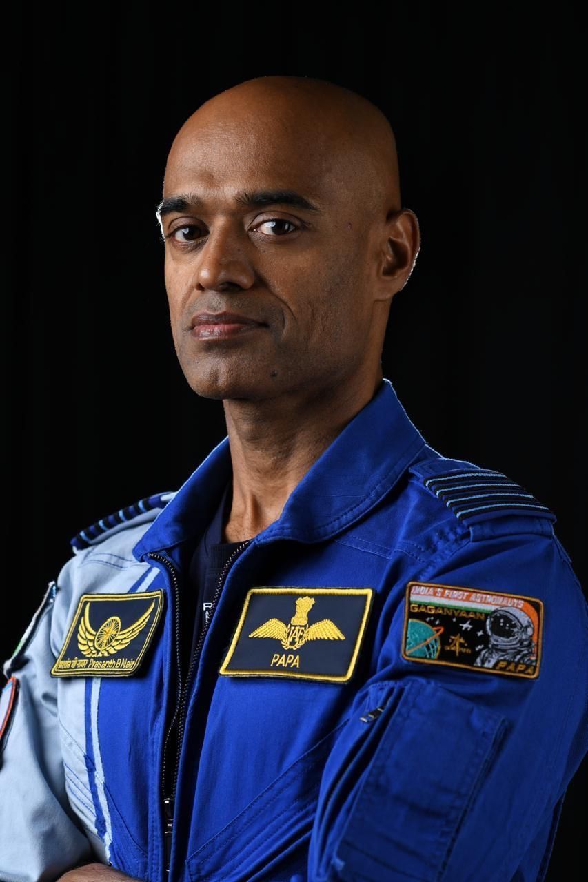 Prasanth Balakrishnan Nair. Crediti: ISRO/Indian Air Force