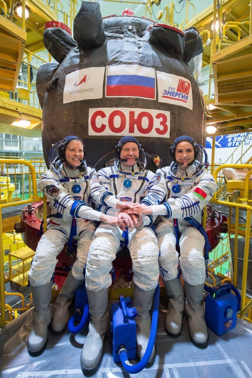 Equipaggio Soyuz MS-25. Crediti: GCTC/Roscosmos