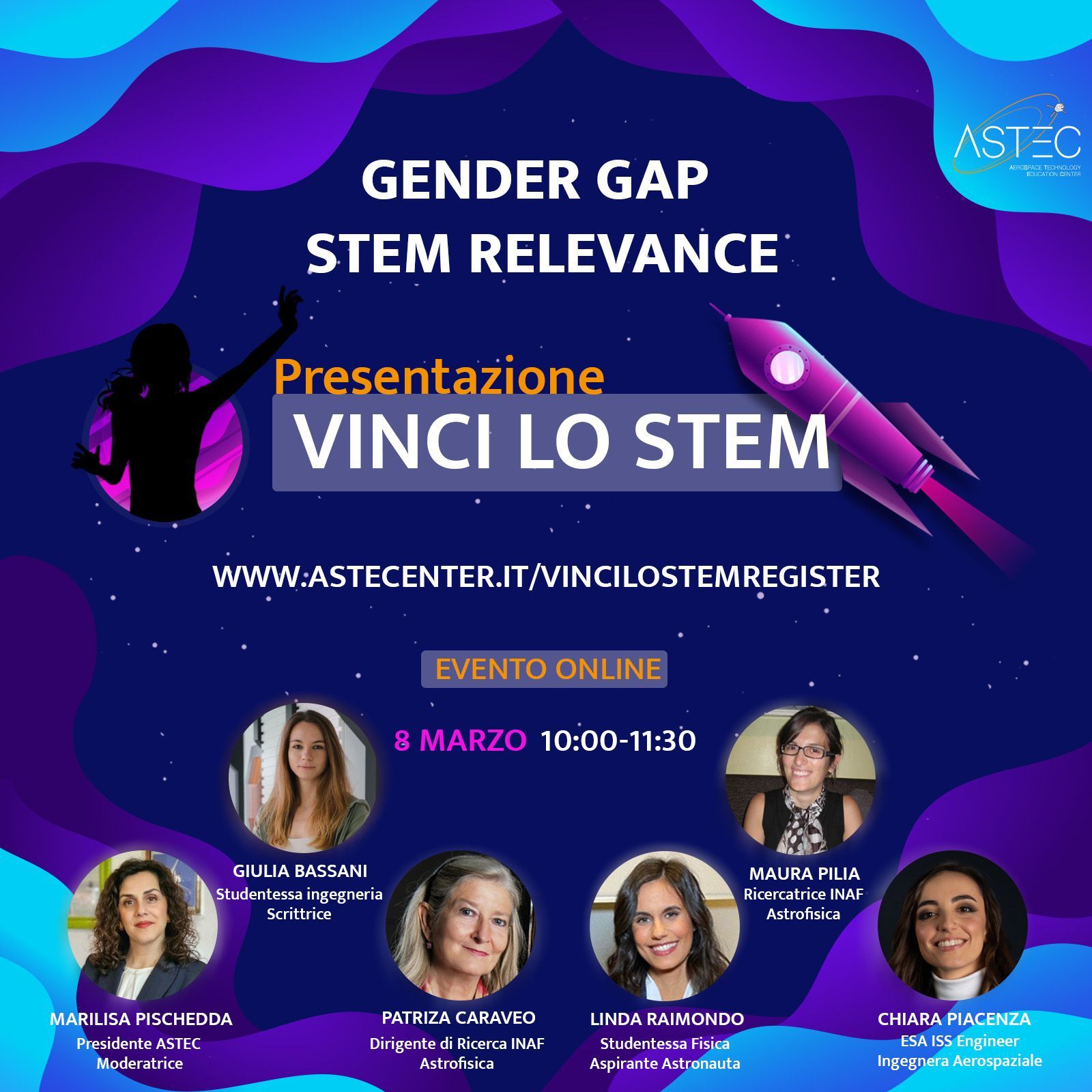 Evento Vinci lo STEM 8 marzo 2023 scuole