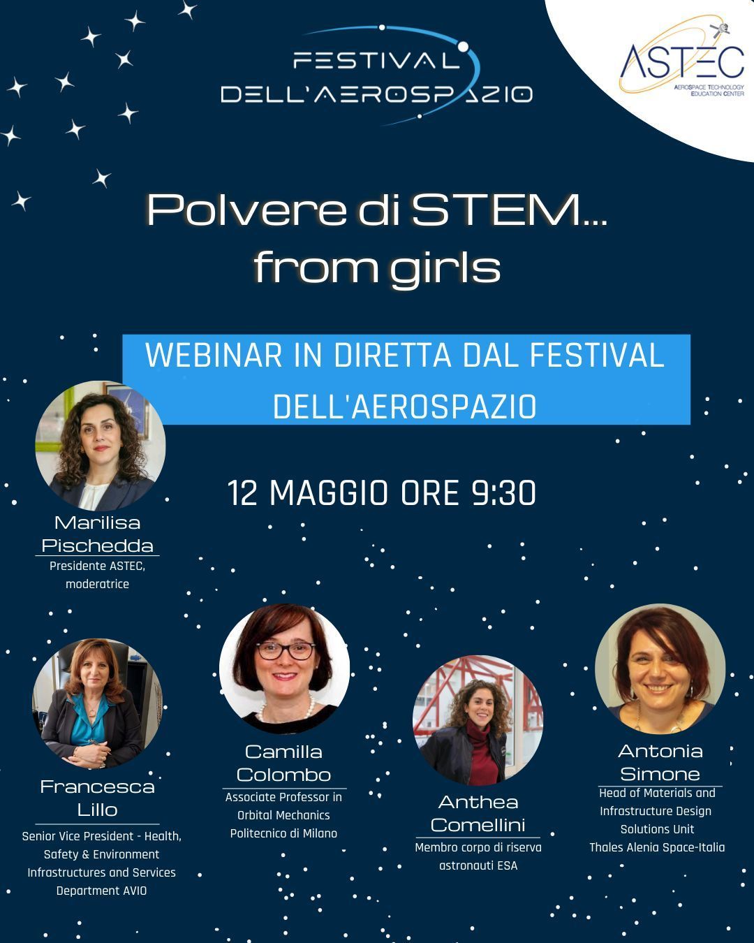 POLVERE Di STEM ...FROM GRILS. Webinar Orientativo STEM Aerospazio