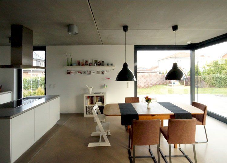 Neubau energieeffizientes Einfamilienhaus Wohnraum