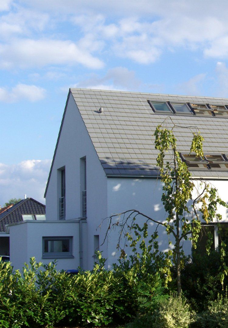 Lichtbänder im Dach