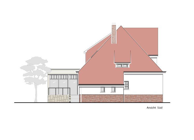 Anbau an ein Mehrgenerationenhaus