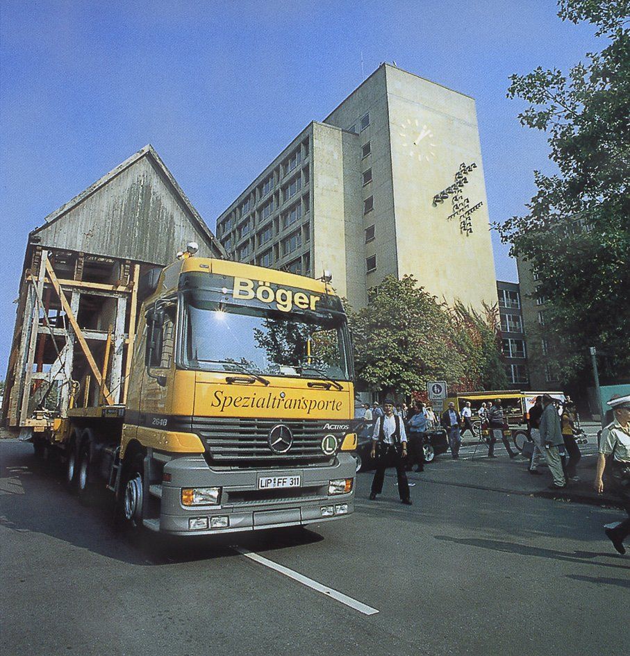 Translozierung des Fachwerkhauses