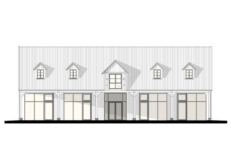 Ansicht Nord: Umnutzung einer Remise