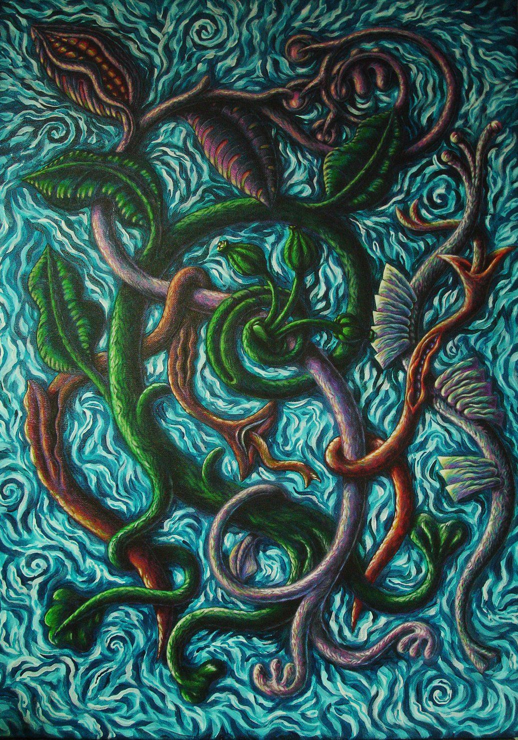 Peinture sur toile Le fruit de la tentation