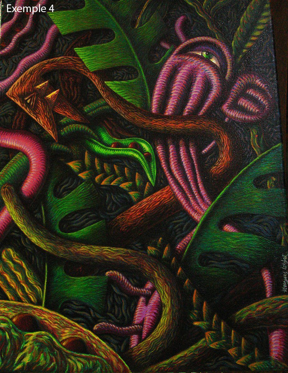 Fondu au noir façon Douanier Rousseau