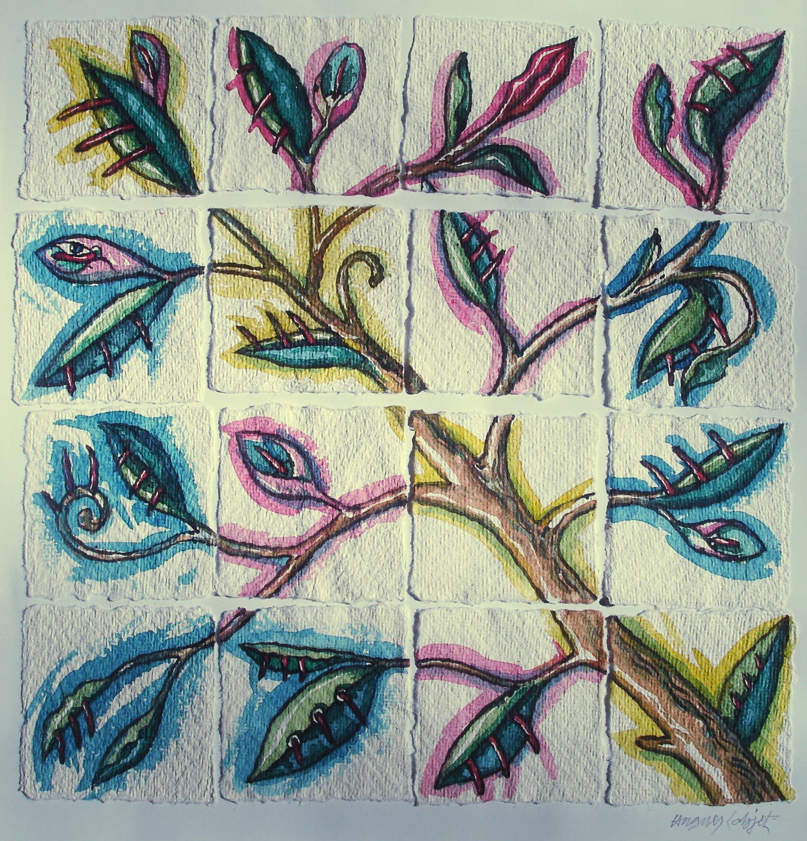 aquarelle art contemporain bordeaux