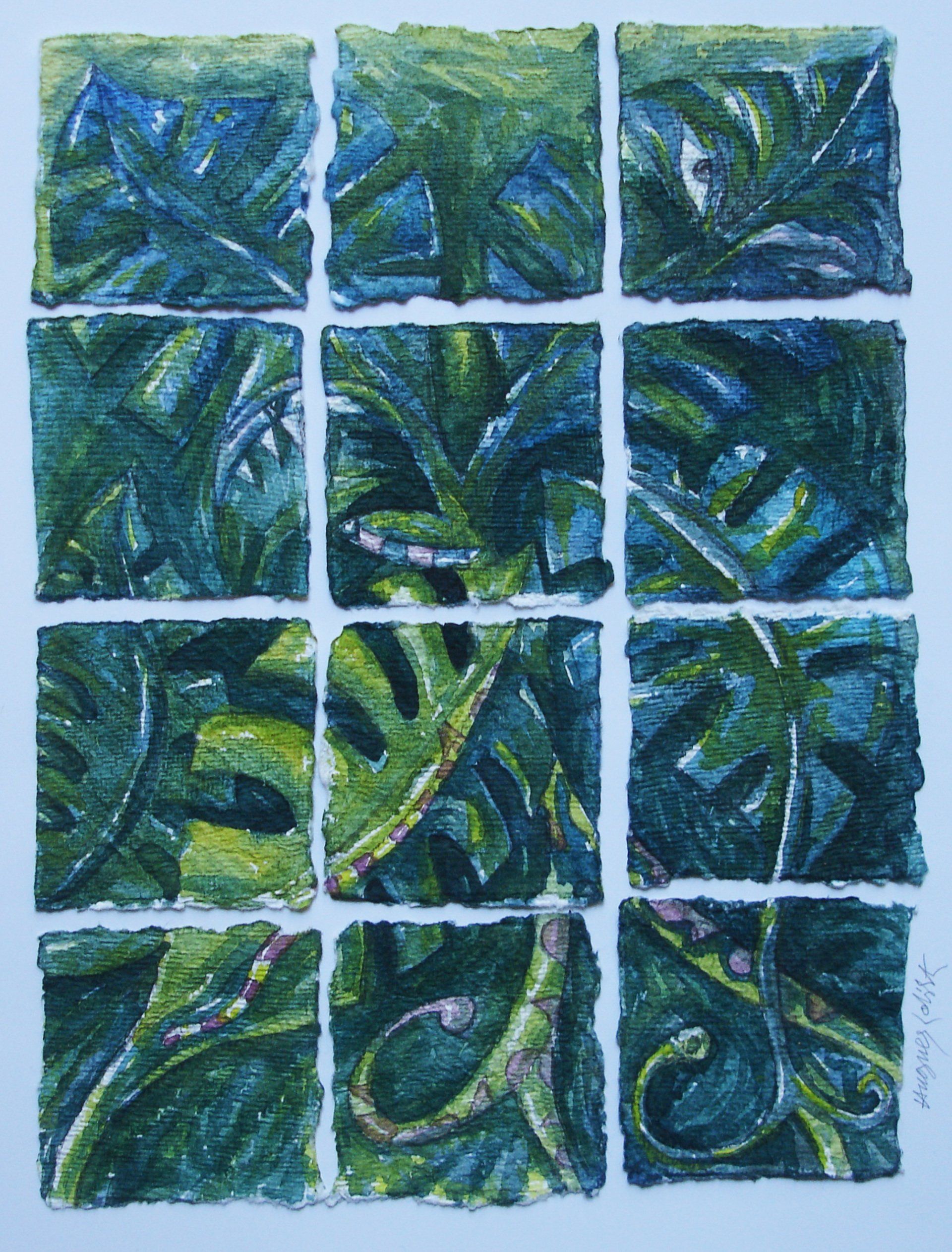 aquarelle création originale art contemporain.