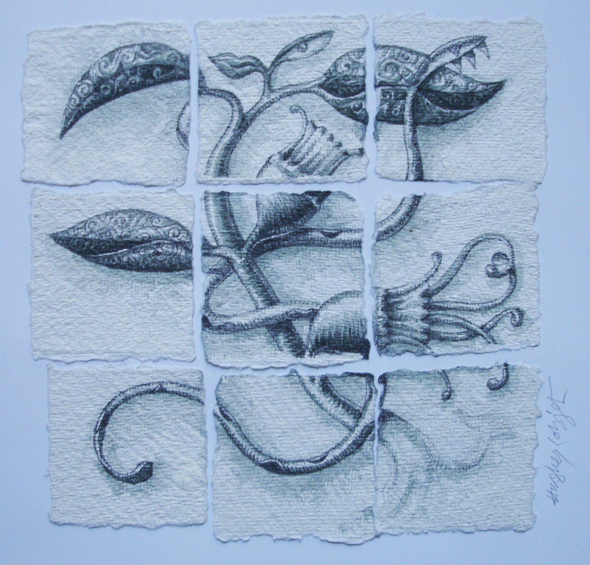 aquarelle création unique, peinture contemporaine