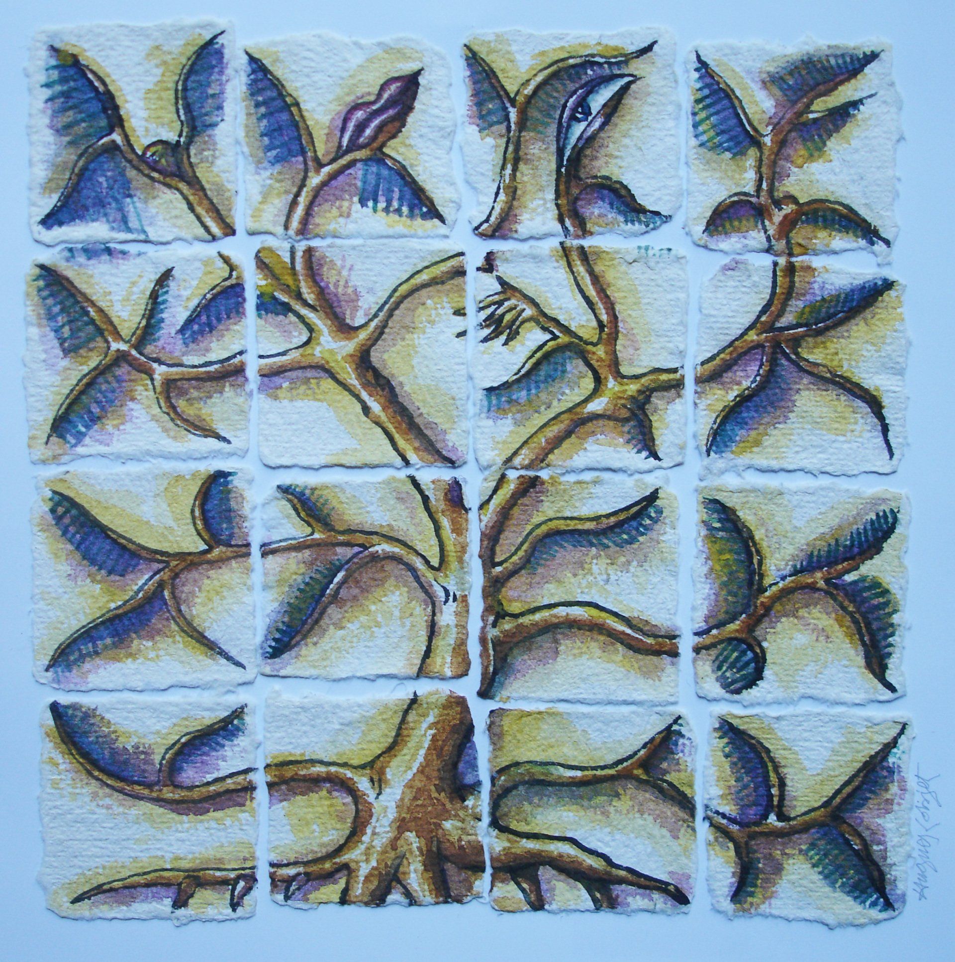 aquarelle création unique contemporaine - street art