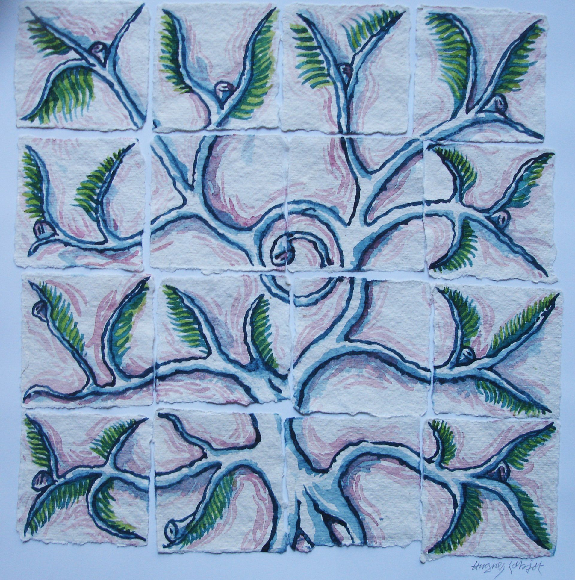 aquarelle unique peinture contemporaine street art