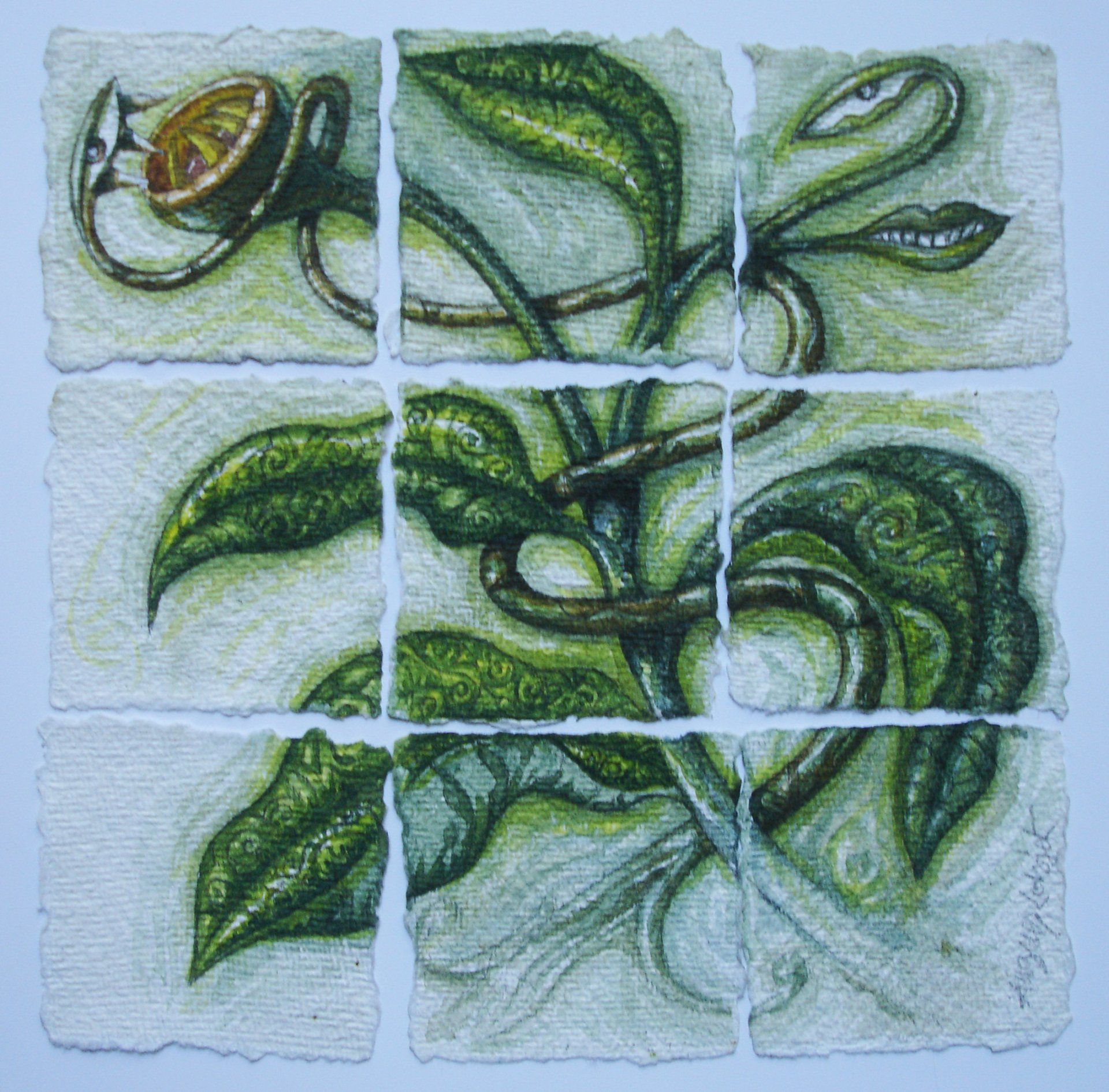 aquarelle originale peinture contemporaine