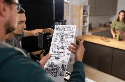 Design Engineers talking about a project