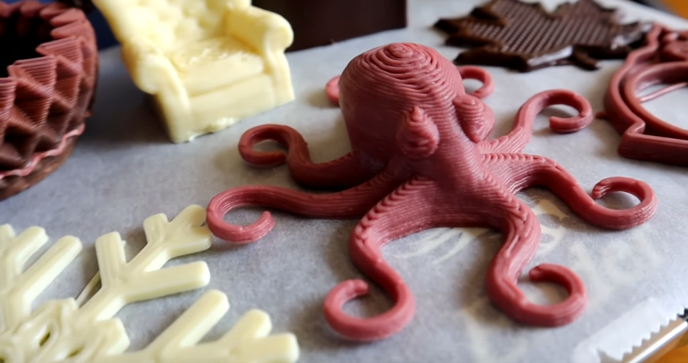 Choclate 3D Printed Items