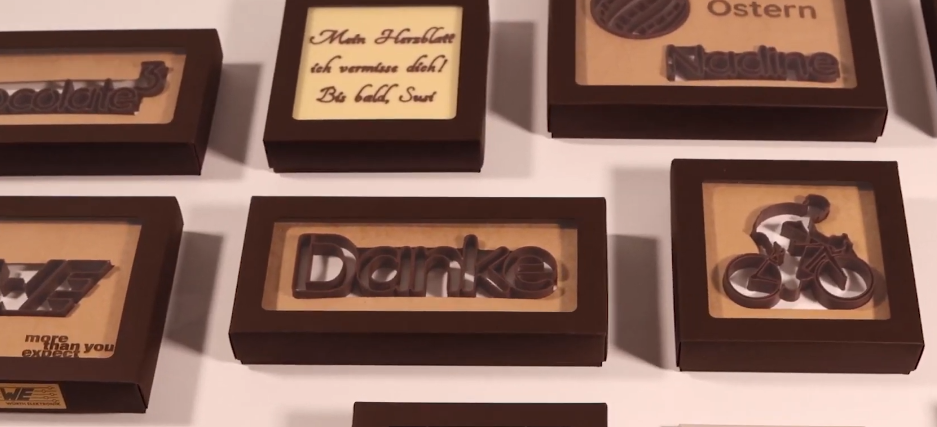 Chocolate 3D Printed Samples