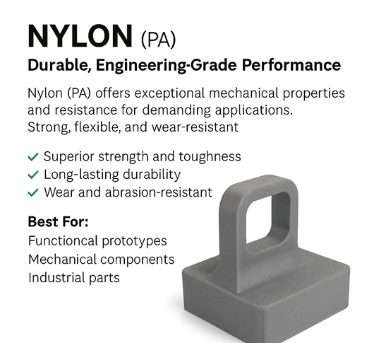 3D Printed Nylon
