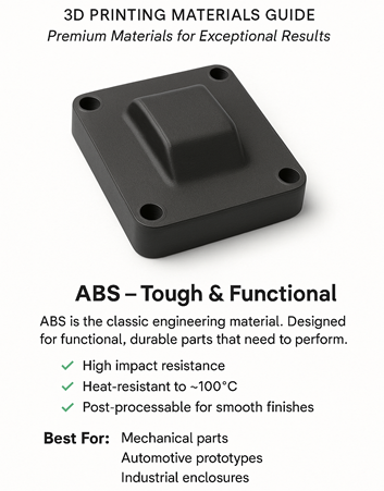 3D Printed ABS