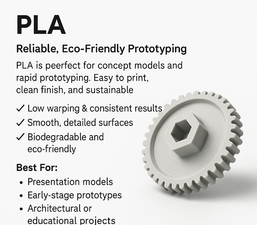 3D Printed PLA