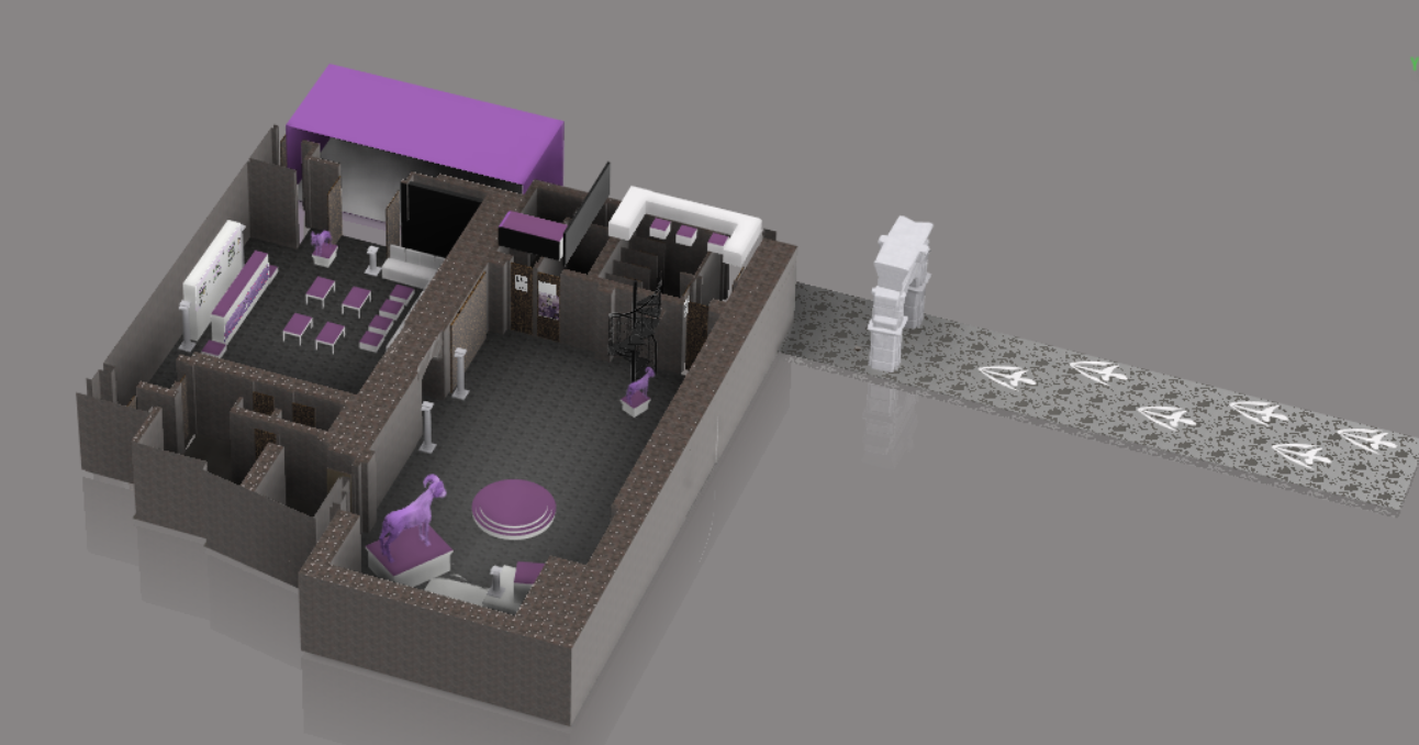 When we received the request from Keel Graham promotions, we knew that we had our work cut out for us. We had seven days to create a 3D model of the Shoreditch Studio in London, based on the design they provided. Time was tight, but we were confident that we could get the job done.