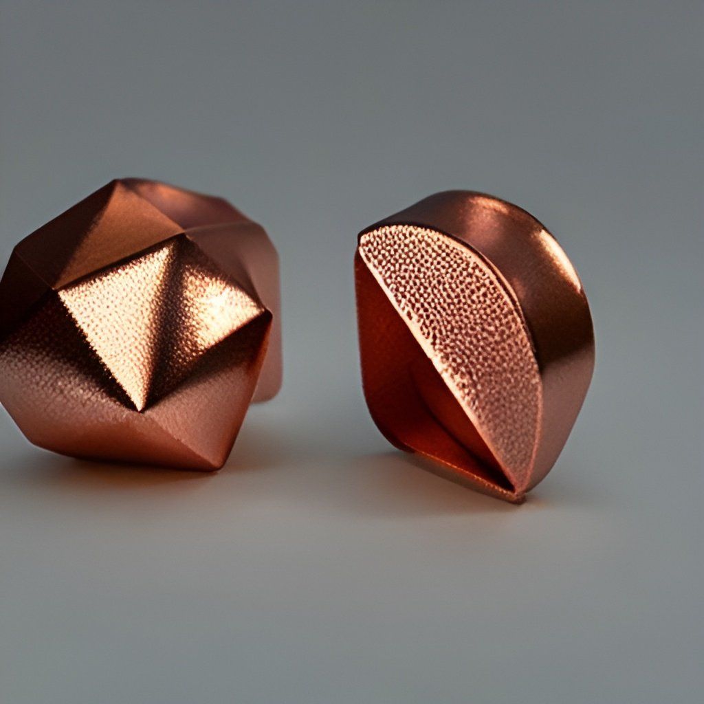 3D Printed Copper Jewelry