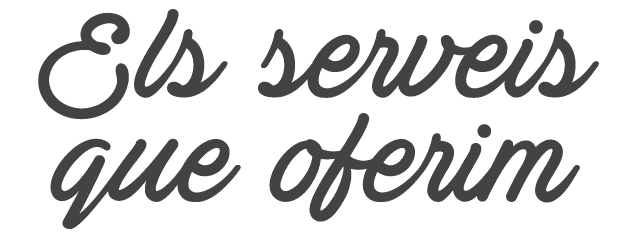 Els serveis que oferim serveis associació la grupal