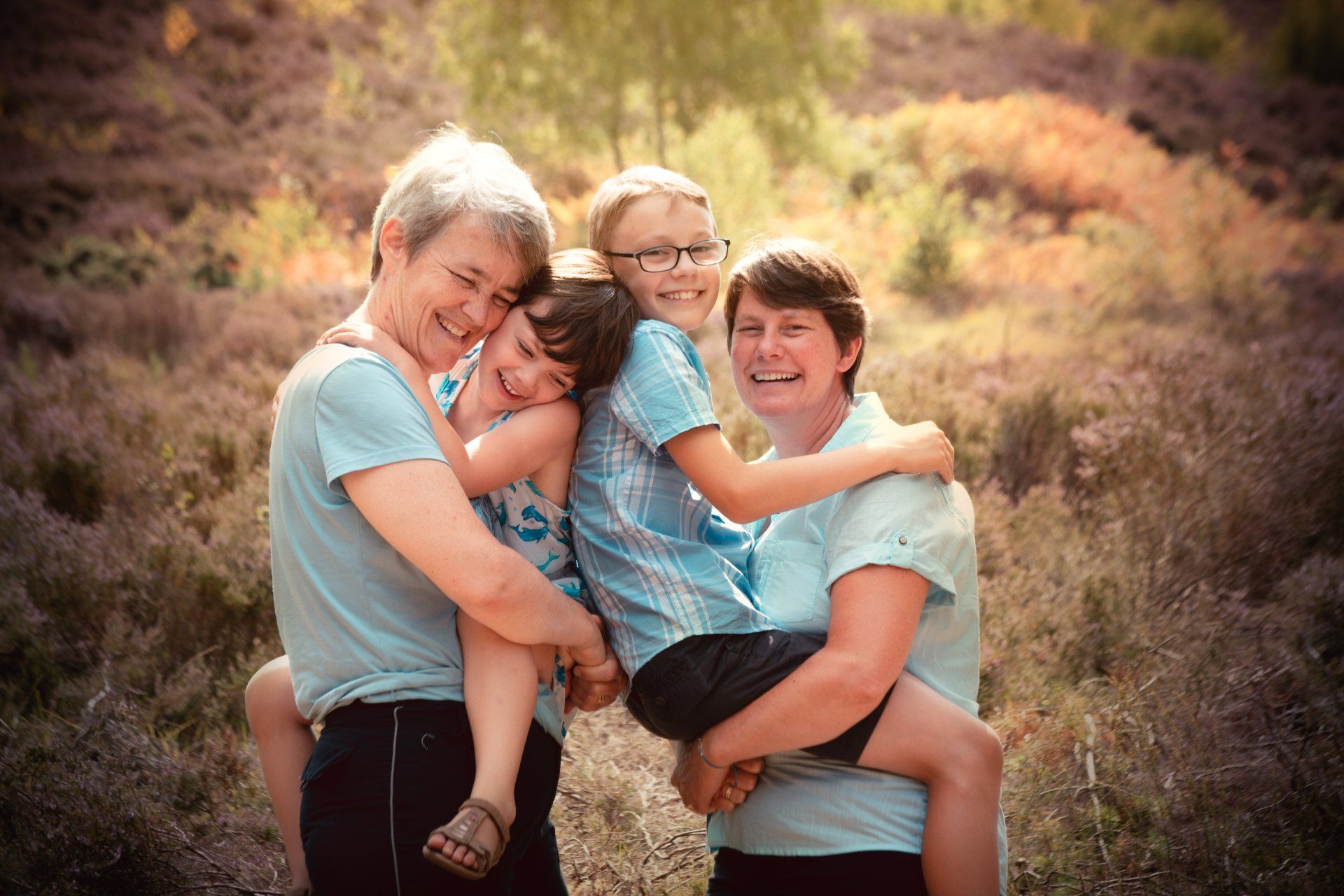 Relaxed family photos