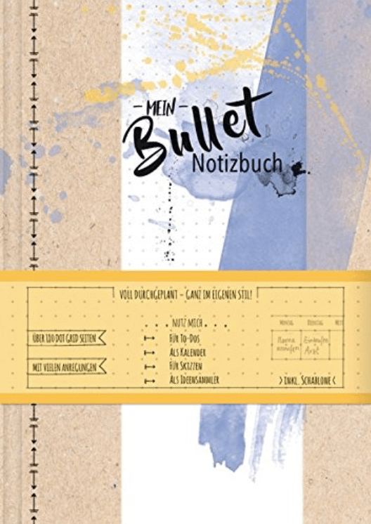 Buchcover Monbijou. Bullet Journal-Buchempfehlung von Feinrosa. Mein Bullet Notizbuch.