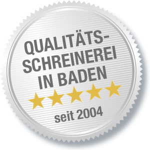 Symbol: Qualitäts-Schreinerei in Baden, seit 2004
