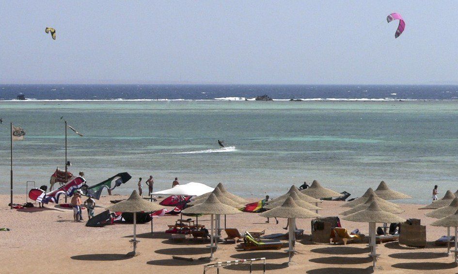 Chill area at KiteAddictsSharm
