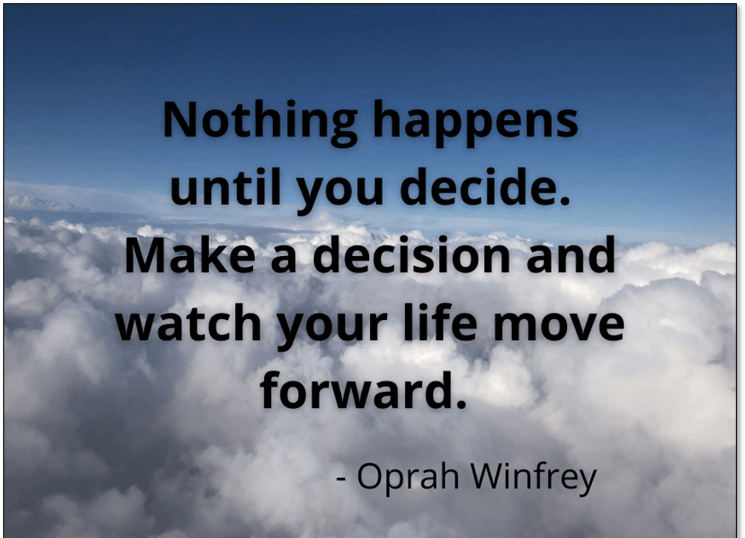 Oprah quote, 