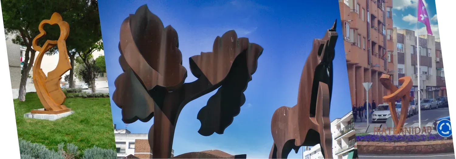 Arte para instituciones Arte publico, esculturas y monumentos para ayuntamientos.