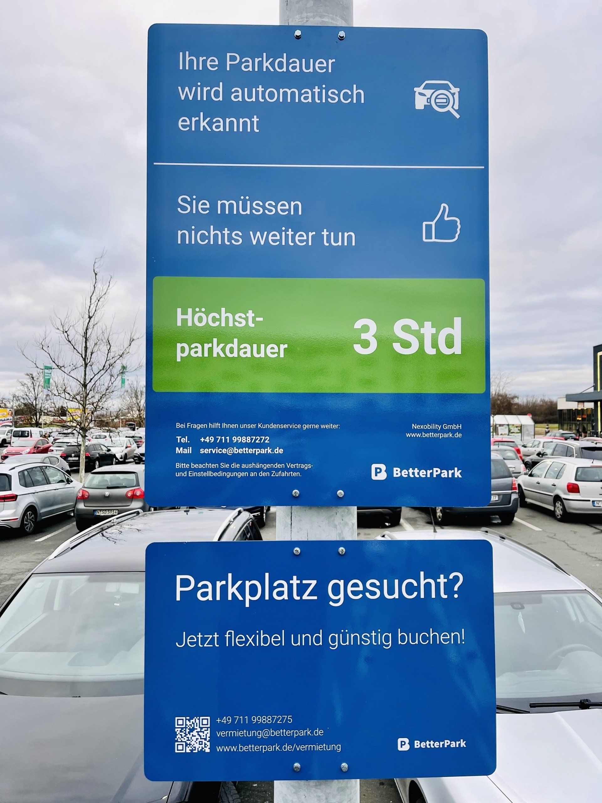 Sie müssen nichts weiter tun BetterPark Parkraumbewirtschaftung mit Betterpark ohne Kontrolleure und Parkscheibe