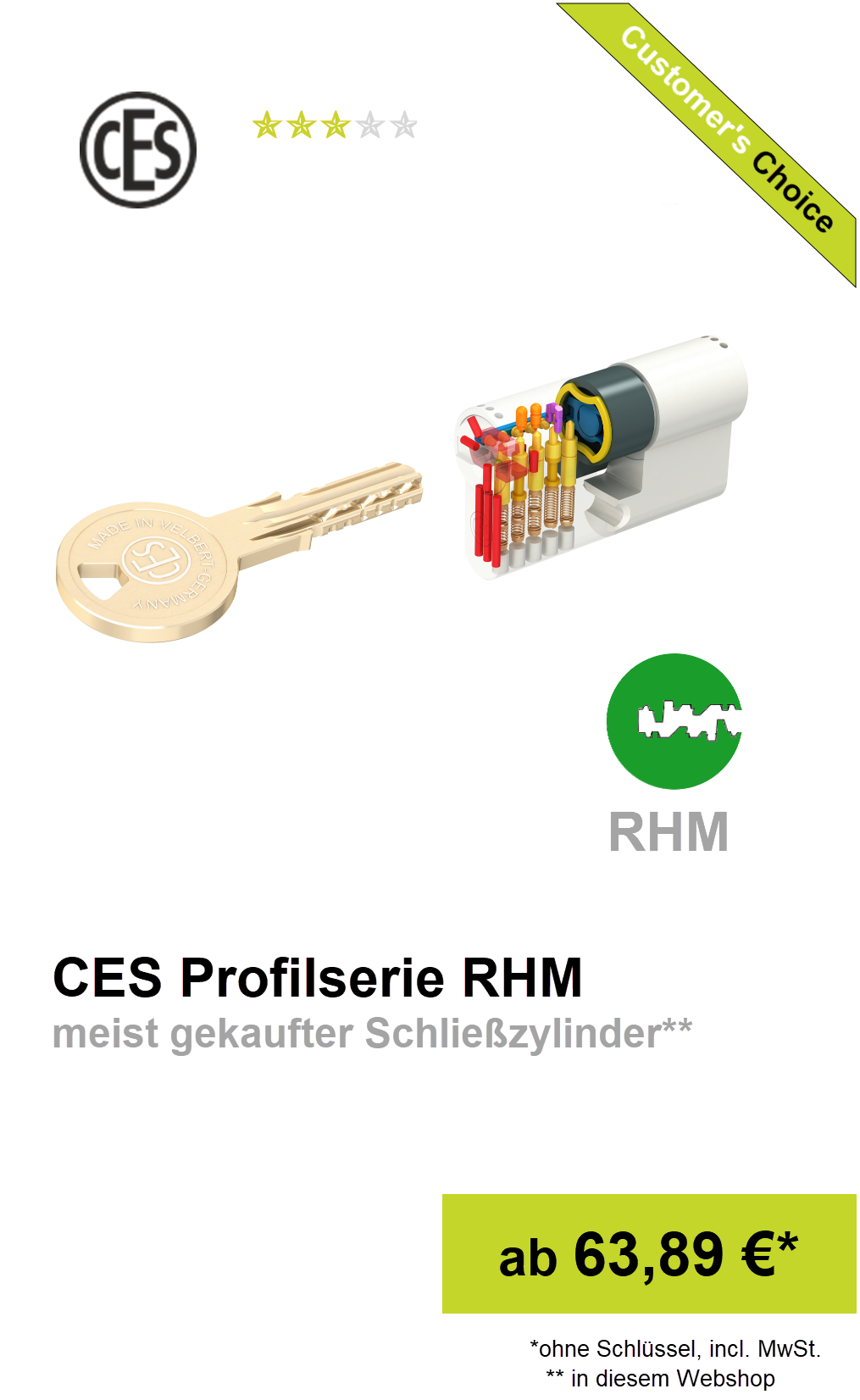 Schließzylinder RHM online shop