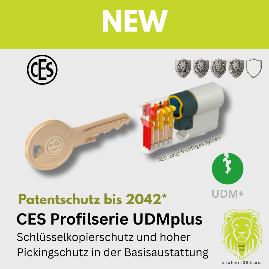 Details CES Schließzylinder UDMplus
