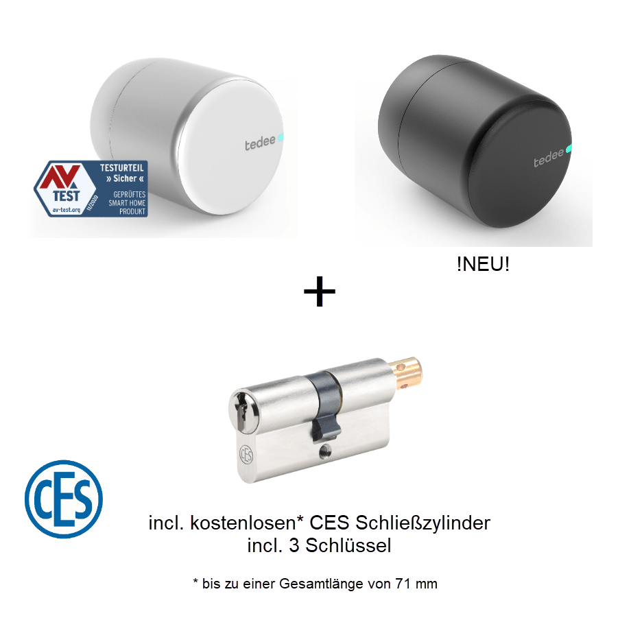 tedee Smartlock mit CES Schließzylinder