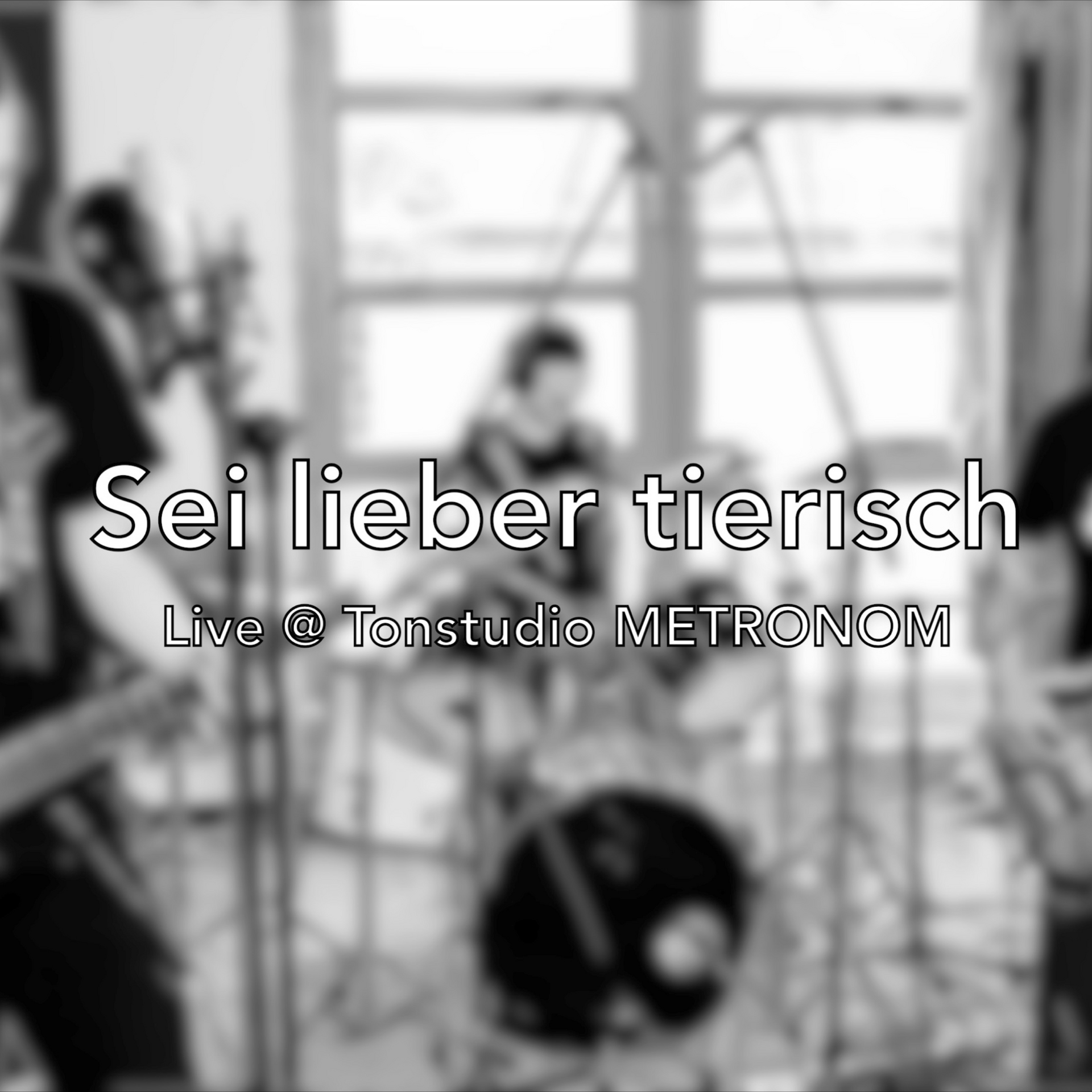 Vorderseite vom Singlecover Sei lieber tierisch (Live at Tonstudio METRONOM) der Band Jevatta. Cover was taken by Jevatta.