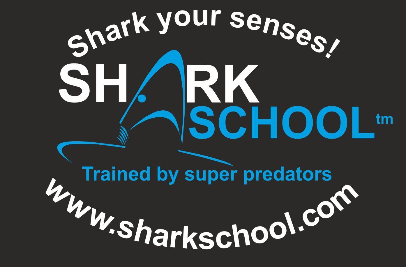sharkschool - shark- human interaction sharkschool logo