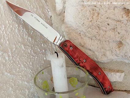Le VIème siècle couteau d'art coutellerie montraynaud celles sur durolle thiers