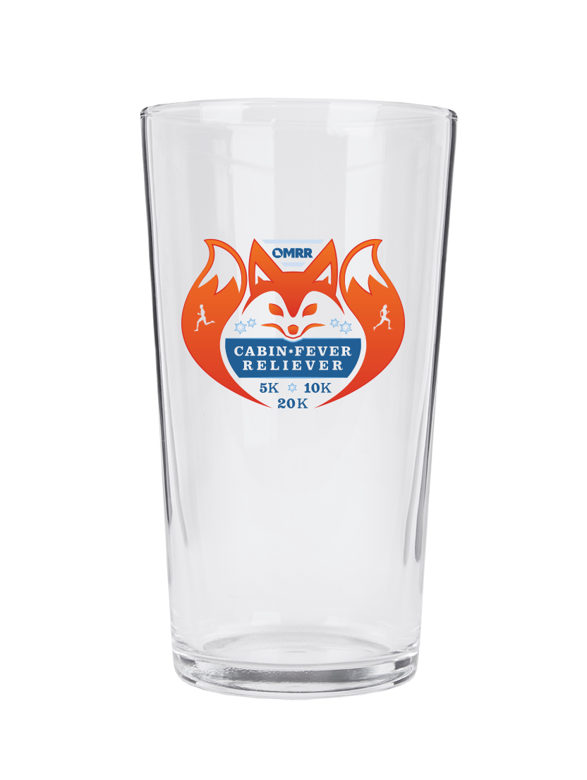 Run For The Ranch Pint Glass
