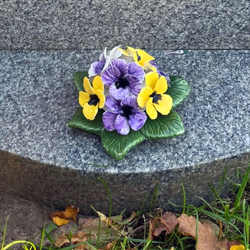 Ceramic Memorial Flowers