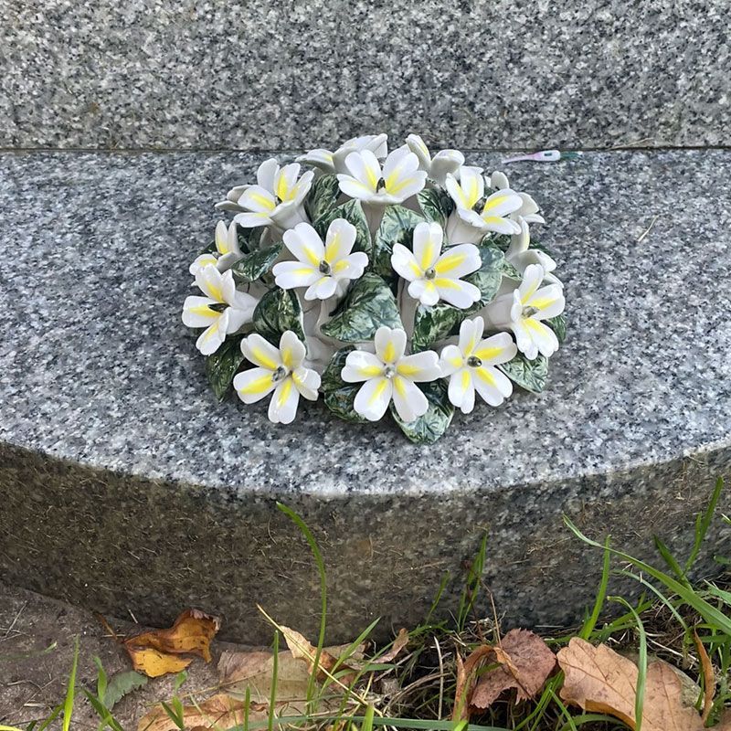 Ceramic Memorial Flowers