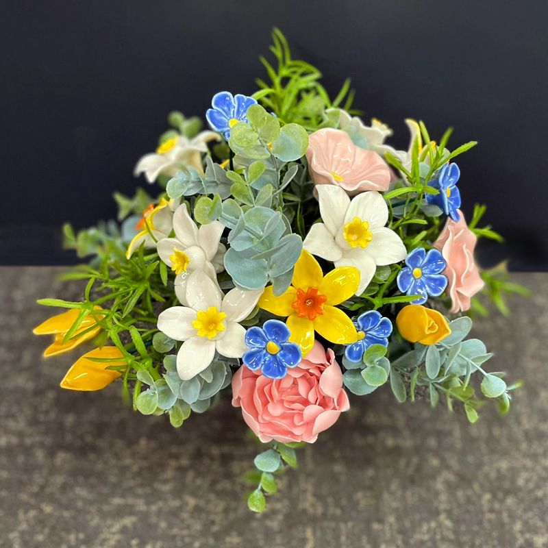 Ceramic Memorial Flowers